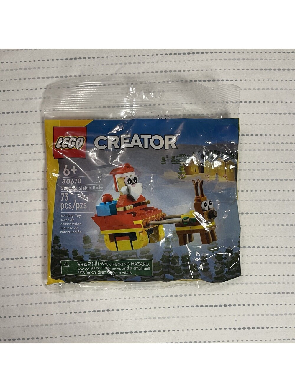 Lego Creator 30670 Santa's Sleigh Ride 2024 Polybag Set New Factory Sealed